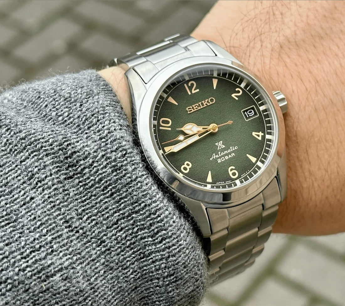 Seiko Prospex Baby Alpinist Green Junior Automatic Men's Watch SPB155J1