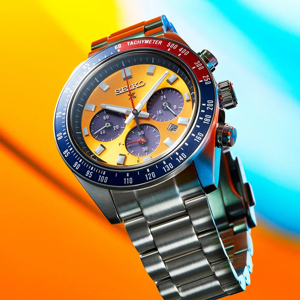 Seiko Prospex Speedtimer Solar Chronograph "Big Pogue" Men's Watch SSC947P1