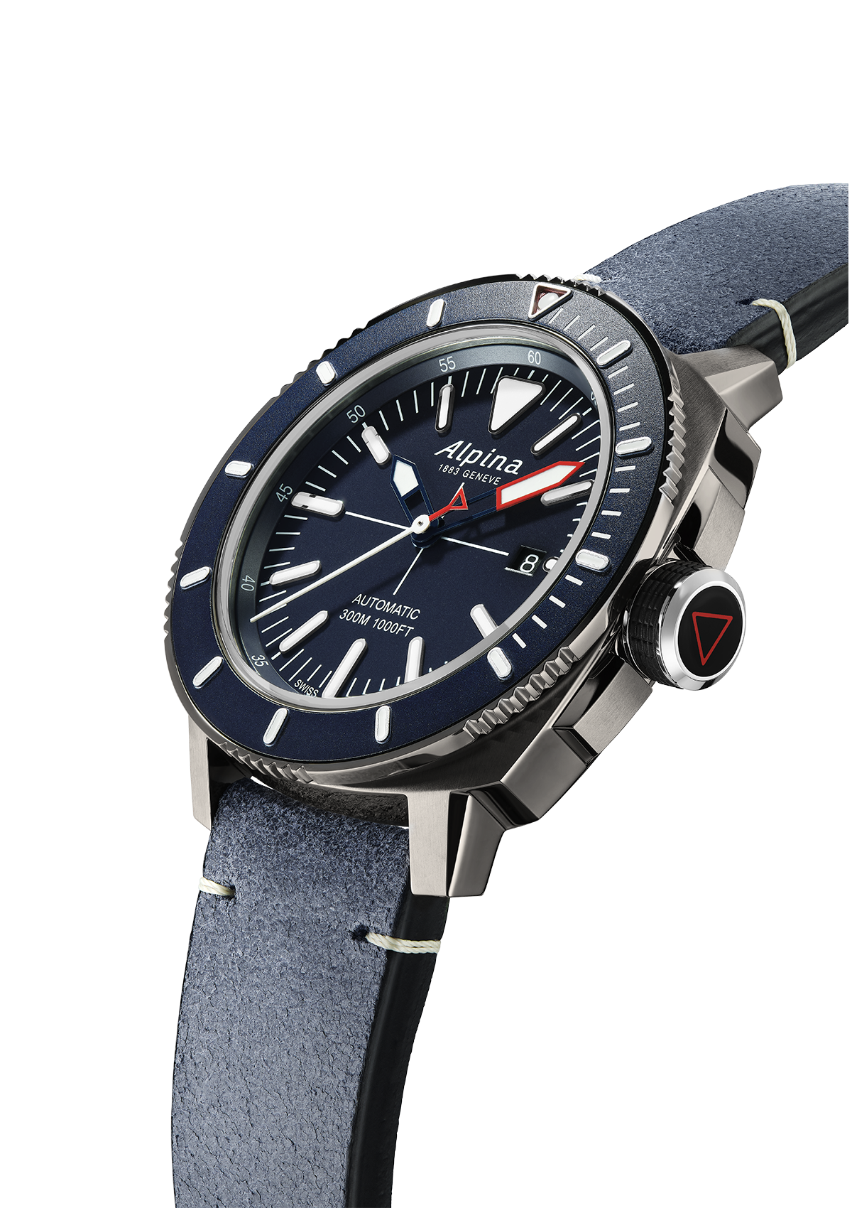 Alpina Seastrong Diver Automatic Navy Blue Dial Men's Watch AL-525LNN4TV6
