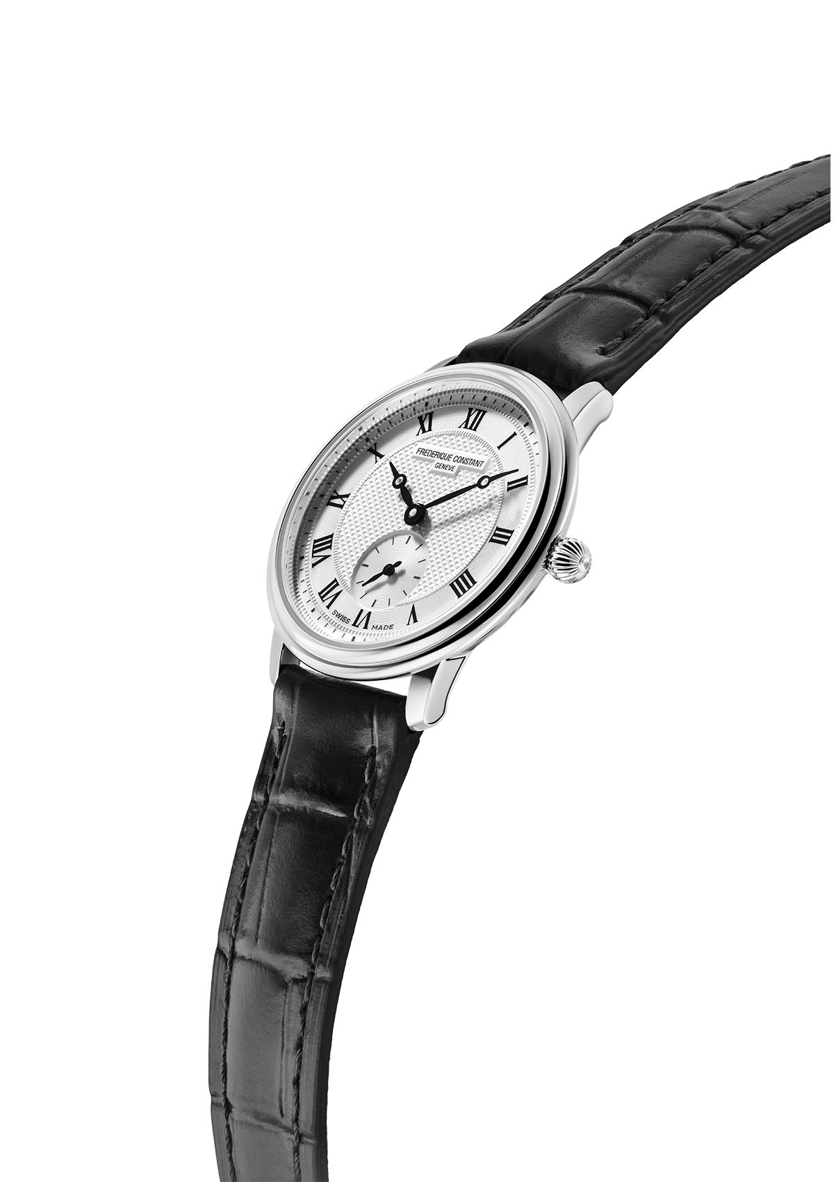 Frederique Constant Slim Line Silver Dial Ladies Watch FC-235M1S6