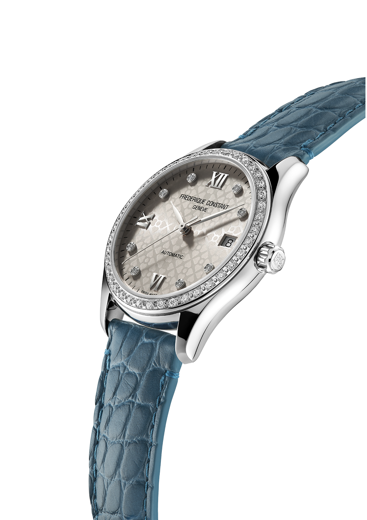Frederique Constant Double Heart Beat Automatic Diamond Ladies Watch FC-303LGD3BD6