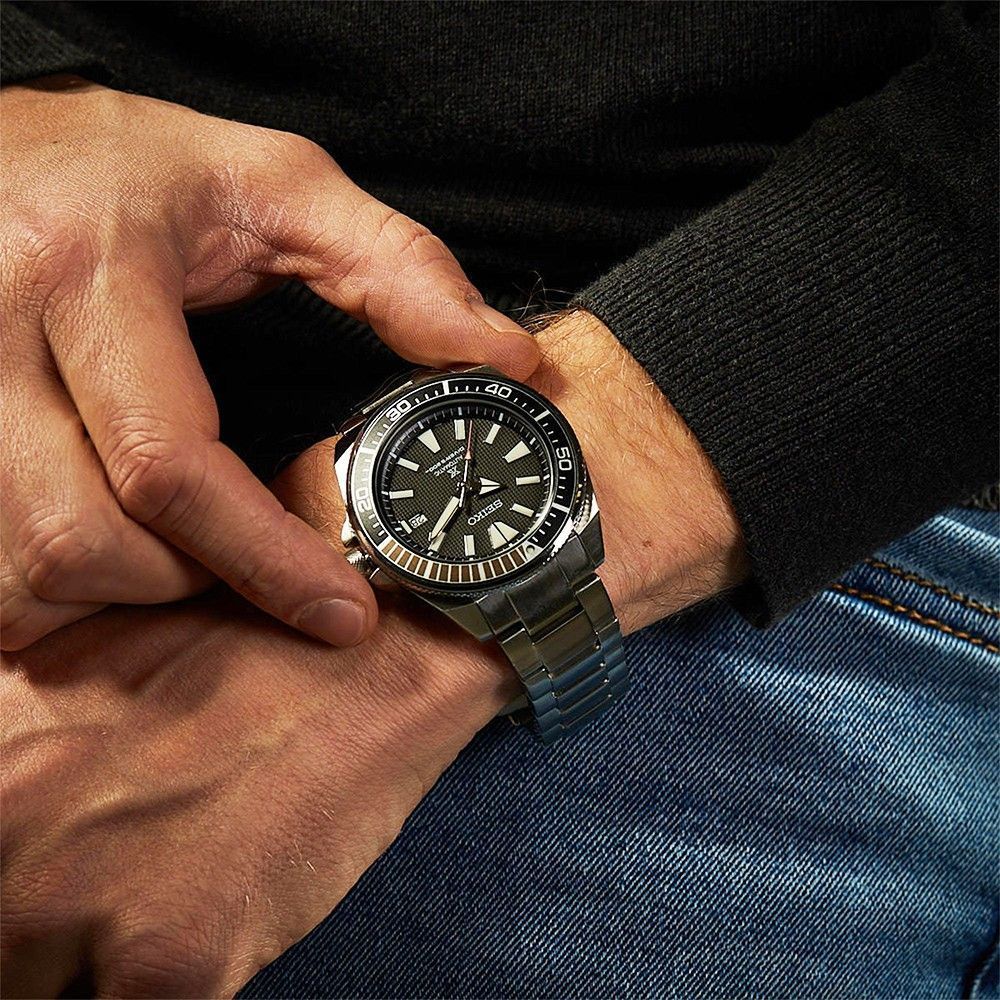 Seiko Prospex "Samurai" Automatic Diver's Stainless Steel Men's Watch SRPF03K1