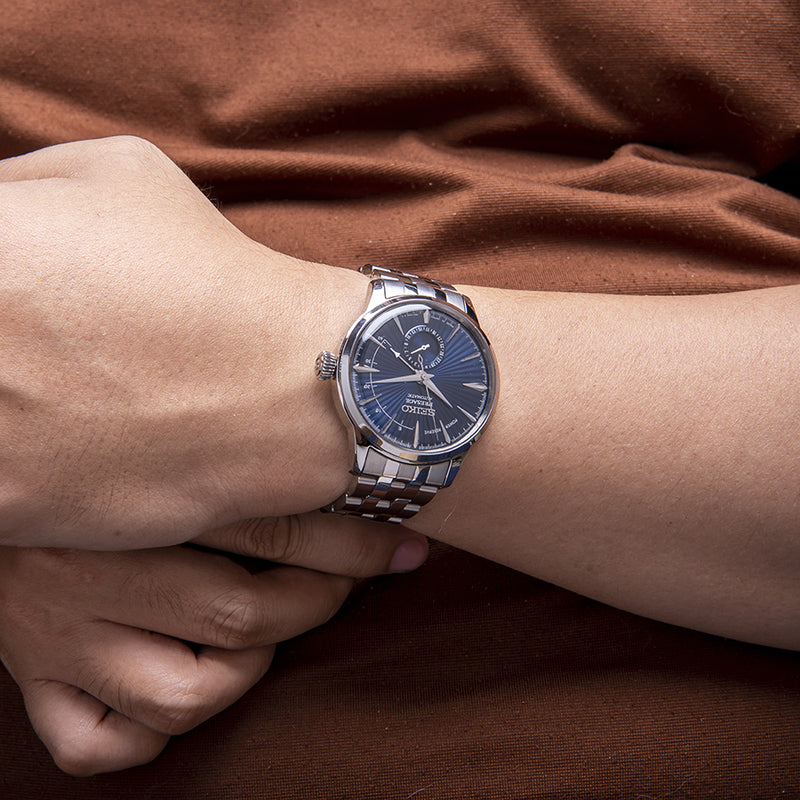 Seiko Presage Cocktail Time "Blue Moon" Automatic Men's Watch SSA347J1