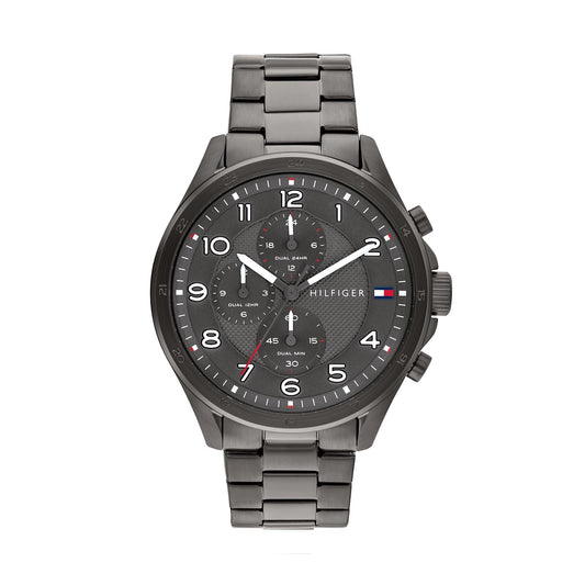 Tommy Hilfiger 1792008 Men's Ionic Grey Plated Steel Watch