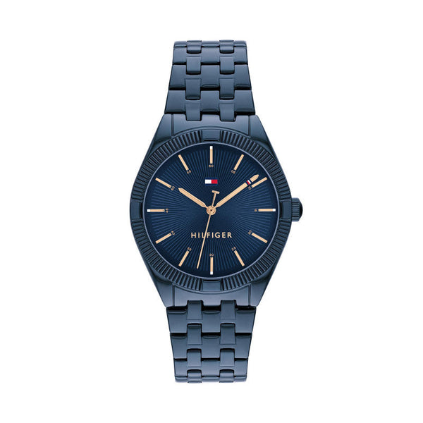 Tommy Hilfiger 1782552 Women's Ionic Blue Plated Steel Watch | The ...